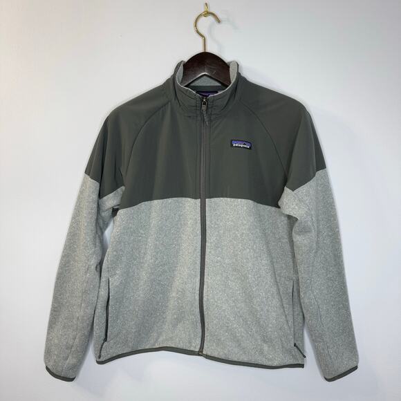 Patagonia Lightweight Better Sweater Shell Jacket Women's L Grey - Picture 2 of 11